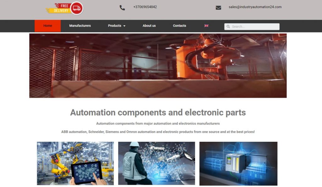 Industry Automation e-parduotuvė