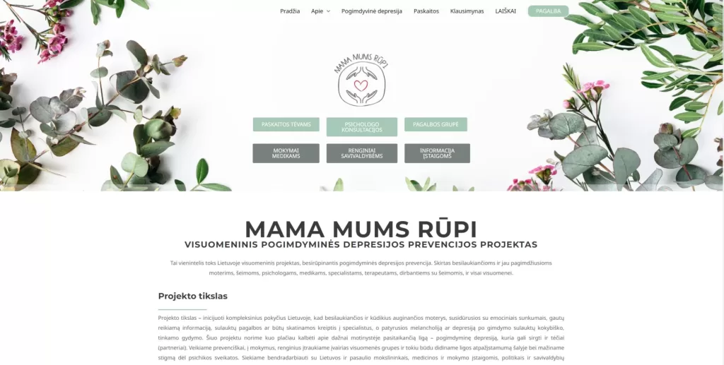 Mama mums rūpi